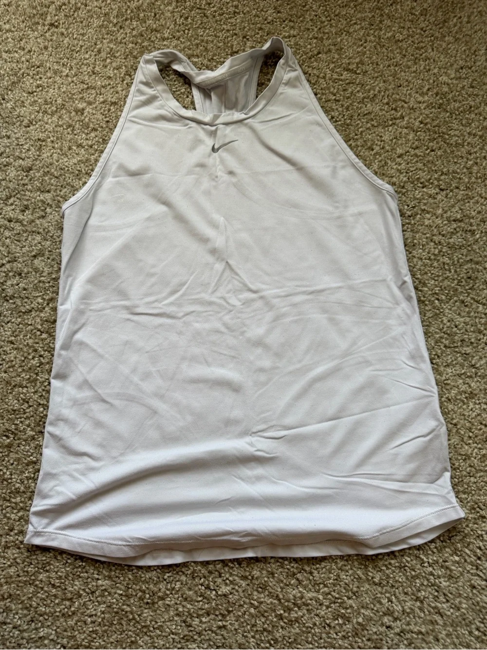 Nike Women’s White Racerback Performance Tank